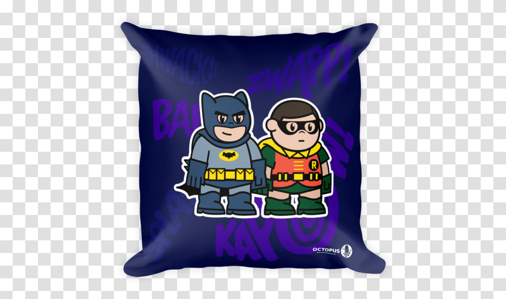 Batman N Robin Pillow Pillow, Cushion, Plant Transparent Png