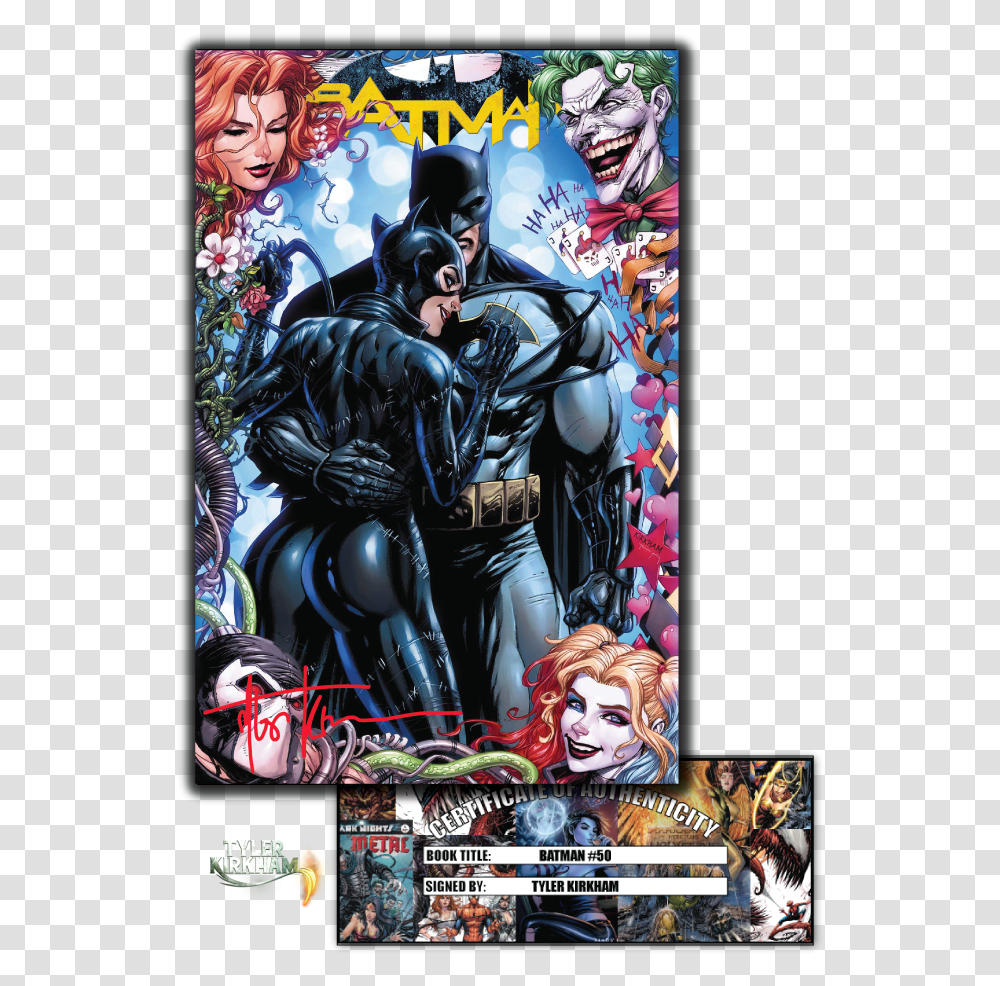 Batman New 52 Tyler Kirkham Batman, Poster, Advertisement, Person, Human Transparent Png