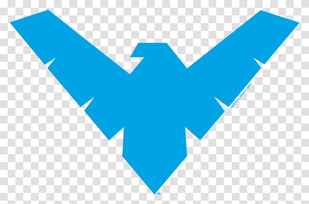 Batman Nightwing Symbol Baby Bodysuit Nightwing Logo, Star Symbol, Recycling Symbol Transparent Png