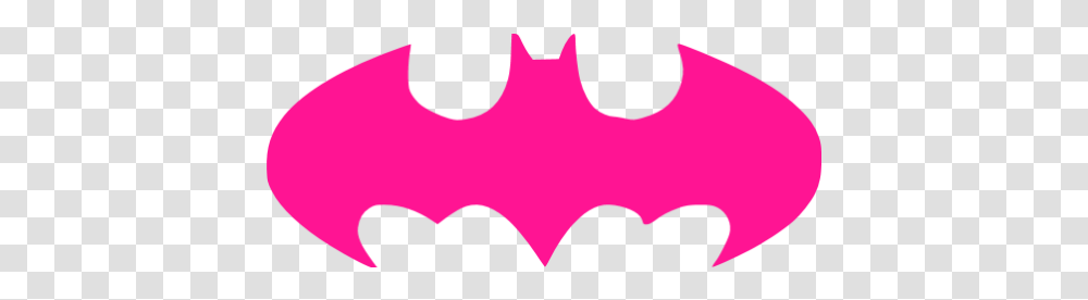Batman Pink Pink Batman Logo, Symbol, Leaf, Plant Transparent Png