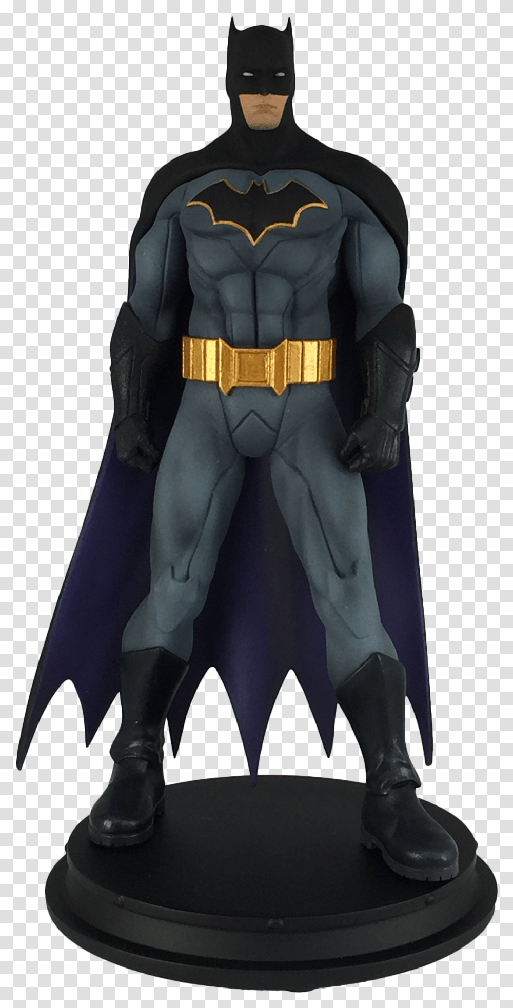 Batman Rebirth Statue Only Figurine, Person, Human, Cape, Clothing Transparent Png