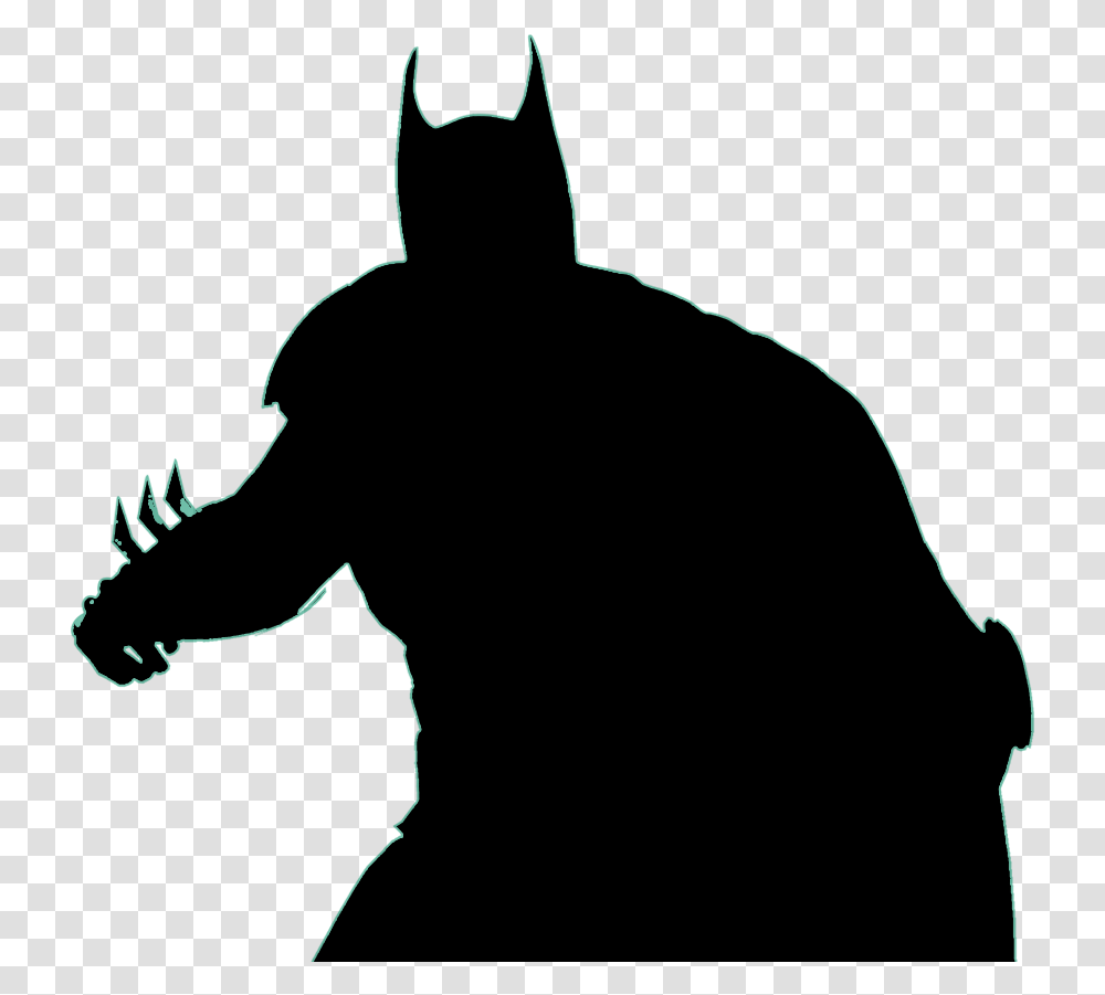 Batman Shadow, Silhouette, Apparel, Animal Transparent Png