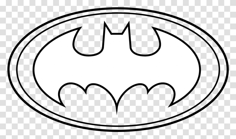 Batman Sign Drawing Batman Logo Line Drawing, Symbol,  Transparent Png