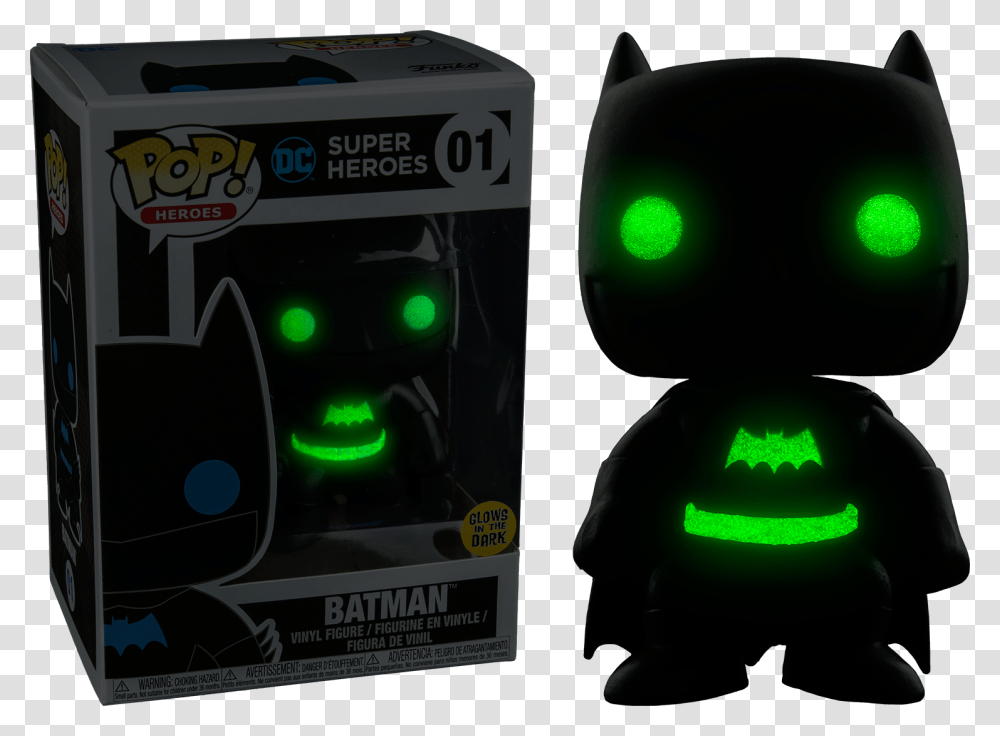 Batman Silhouette Glow In The Dark Pop Vinyl Figure Funko Pop Batman Black, Light, Laser, Traffic Light Transparent Png