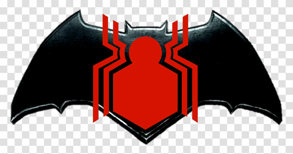 Batman Spiderman Bat Spider Logo Batman V Superman Logo, Label, Text, Symbol, Statue Transparent Png