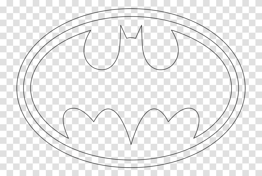 Batman Symbol Outline, Moon, Outer Space, Astronomy, Sweets Transparent Png