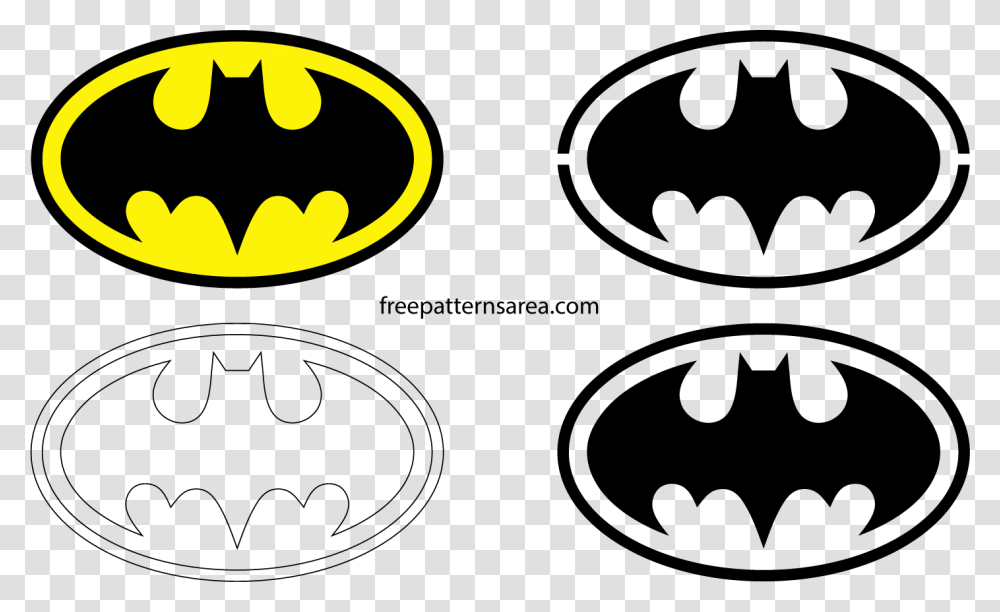 Batman Template, Batman Logo Transparent Png