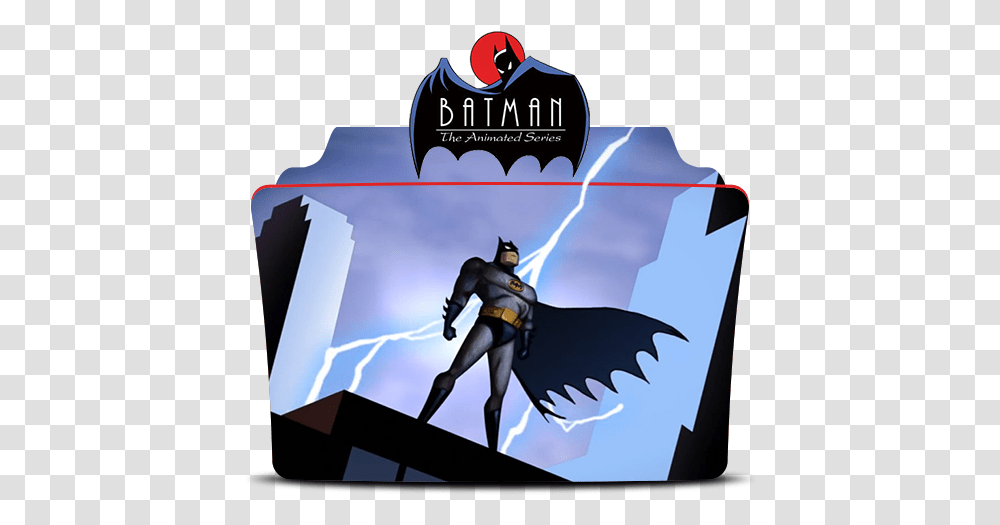 Batman The Animated Series Icon Folder By Mohandor Batman Batman Tv Series Animated, Person, Human, Poster, Advertisement Transparent Png