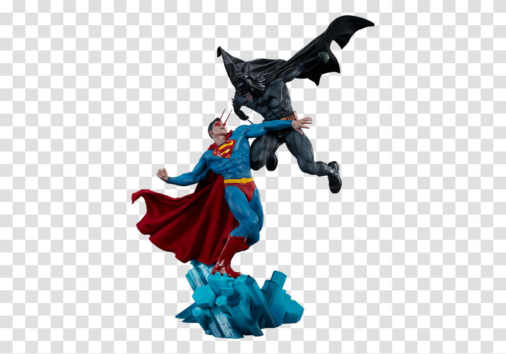 Batman Versus Superman Diorama Sideshow, Toy, Costume, Person, Cape Transparent Png