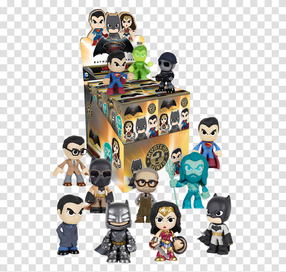 Batman Vs Superman Funko Mystery Minis, Doll, Toy, Helmet Transparent Png