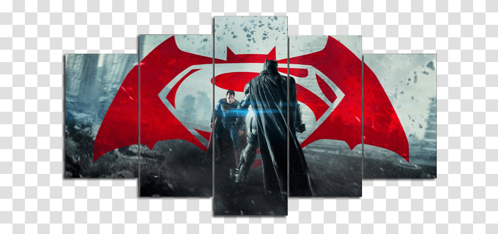 Batman Vs Superman Logo 4k, Person, Flag Transparent Png