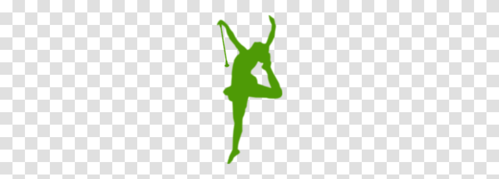 Baton Dancer Silhouette Clip Art Again With That Stupid Baton, Green, Sleeve Transparent Png