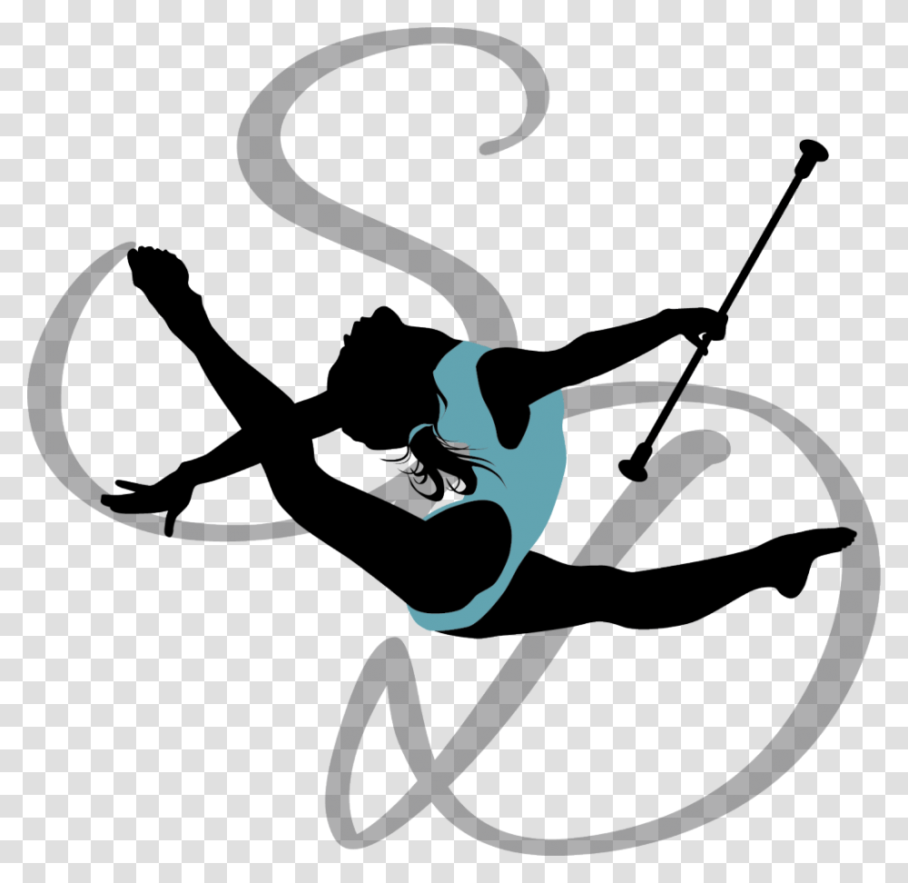 Baton Twirling Majorette The British College Of Stavanger Twirling, Person, Human, Bow, Acrobatic Transparent Png
