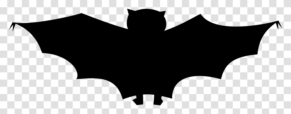 Bats Clipart Frame Bat Plain Black, Gray, World Of Warcraft Transparent Png