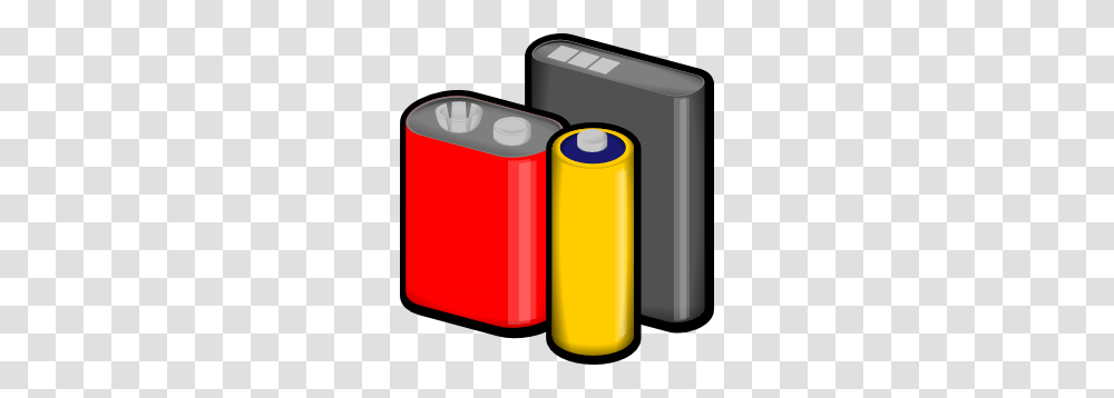 Batteries Clip Art, Cylinder, Plastic, Tin, Plastic Wrap Transparent Png
