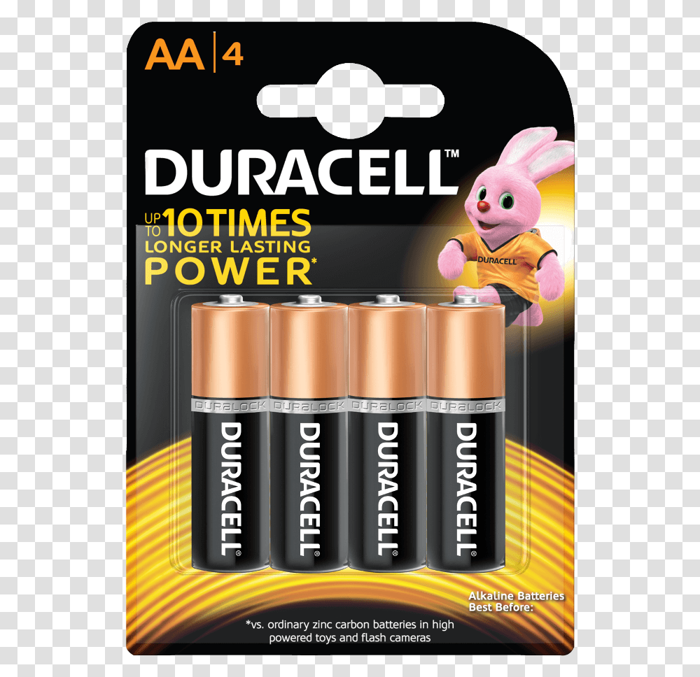 Battery Aa Duracell, Label, Toy, Cosmetics Transparent Png