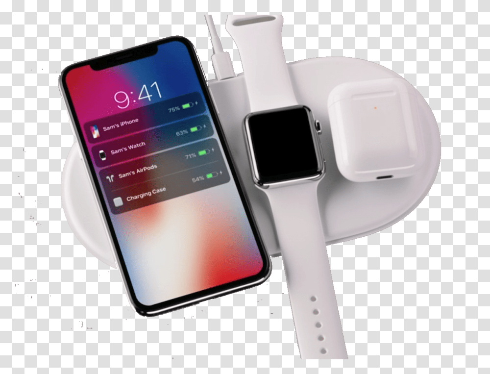 Battery Charger Gadget Iphone Airpower Charger Iphone Apple Watch, Mobile Phone, Electronics, Cell Phone, Ipod Transparent Png