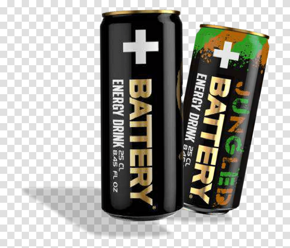 Battery Energy Drink, Tin, Can, Bottle, Spray Can Transparent Png