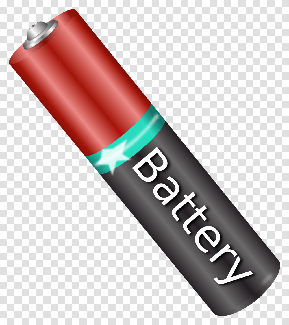 Battery Image Label, Marker, Cylinder, Text Transparent Png