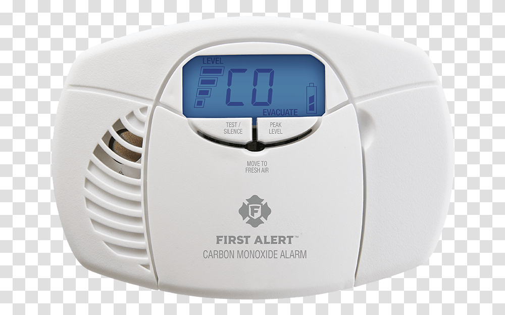Battery Operated Carbon Monoxide Alarm With Backlit First Alert, Scale, Cd Player, Electronics, Mouse Transparent Png