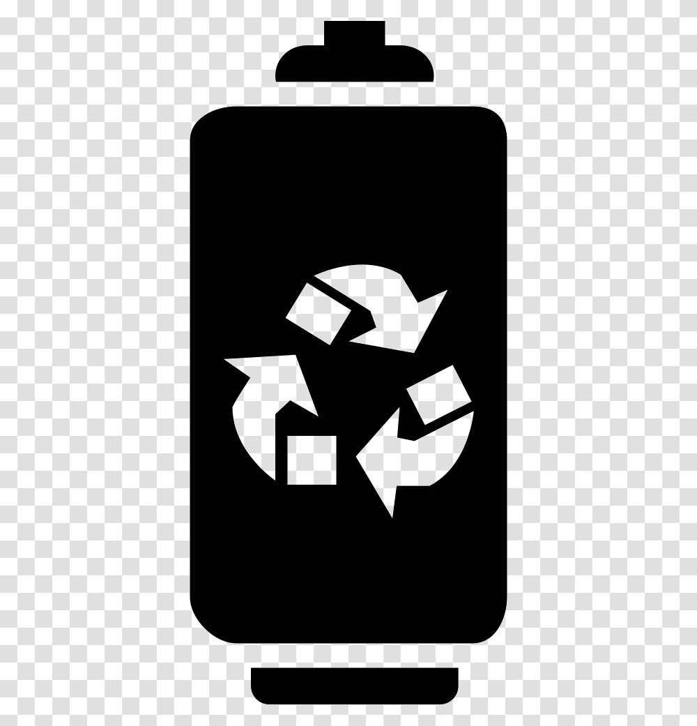 Battery With Recycle Symbol Icon Free Download, Recycling Symbol, First Aid Transparent Png