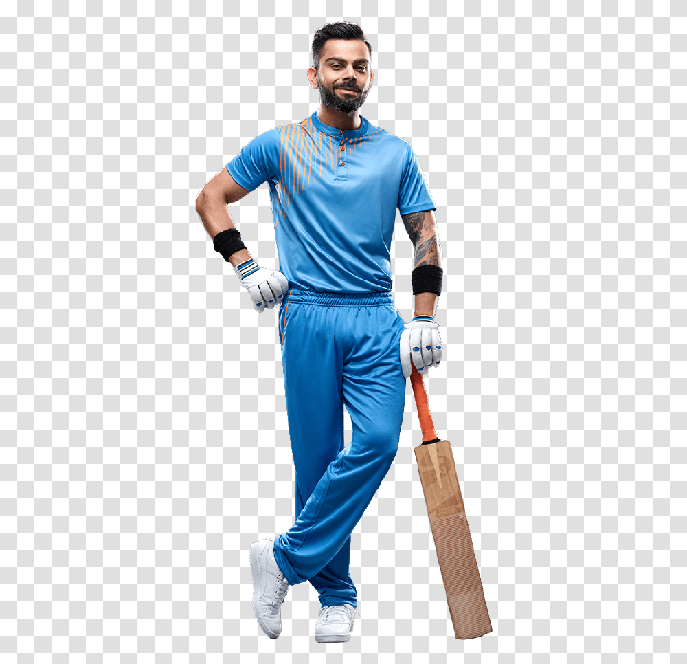 Batting Virat Kohli, Person, Sport, People Transparent Png