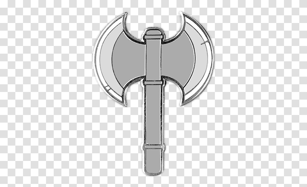 Battle Axe Enamel Pin Other Small Weapons, Tool, Sink Faucet Transparent Png