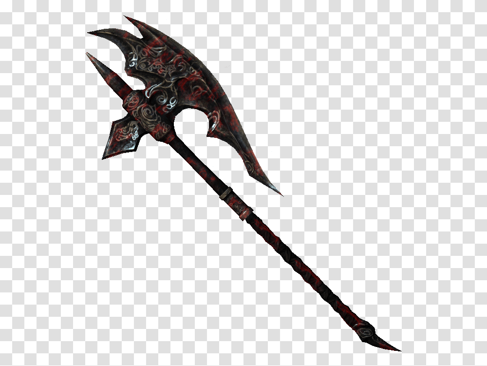 Battle Axe Skyrim, Weapon, Weaponry, Spear Transparent Png