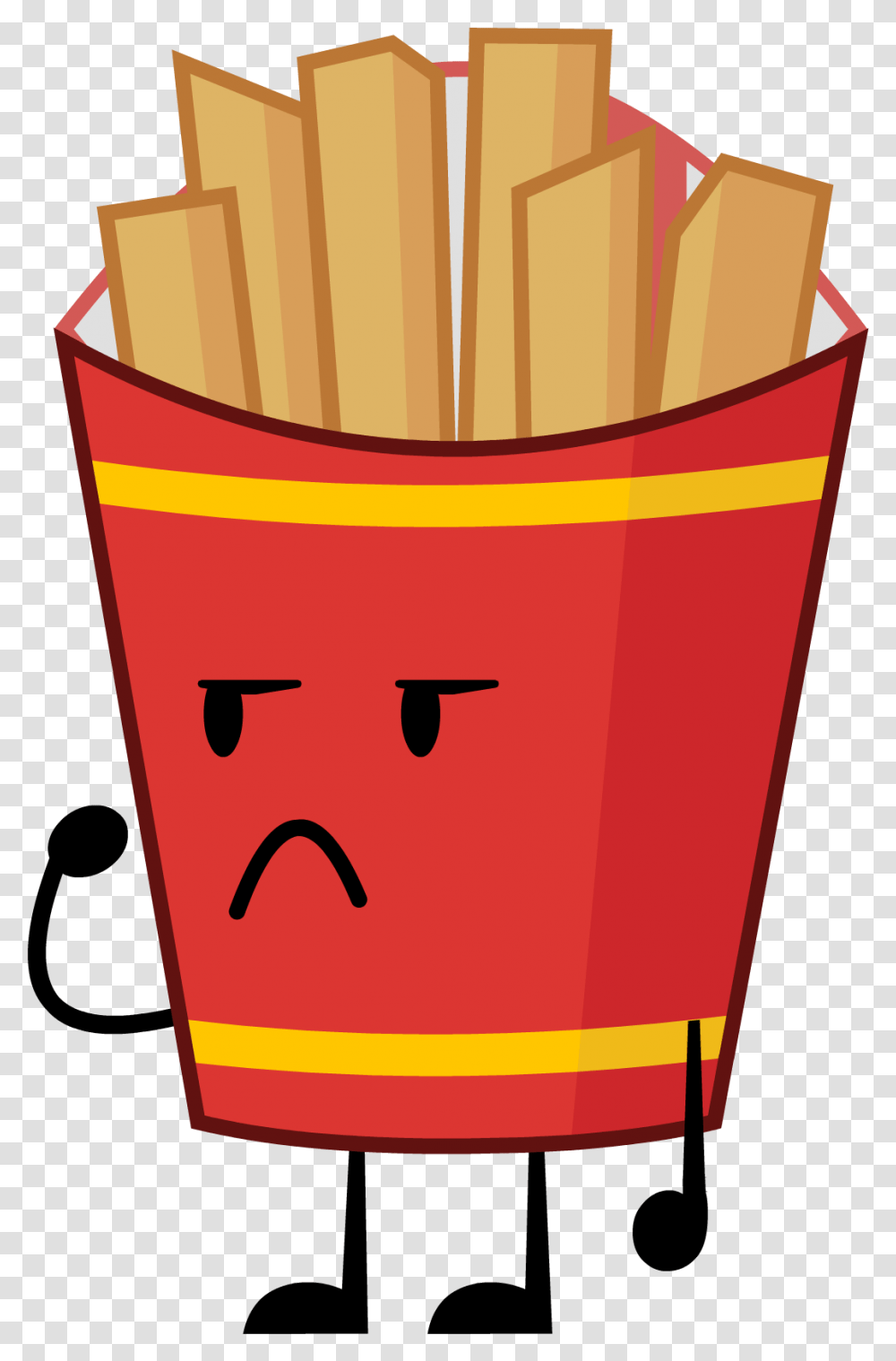 Battle For Dream Island Fries, Food, Box, Snack Transparent Png