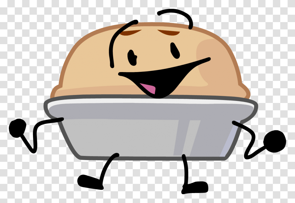 Battle For Dream Island Wiki Bfb Pie Intro, Helmet, Apparel, Food Transparent Png