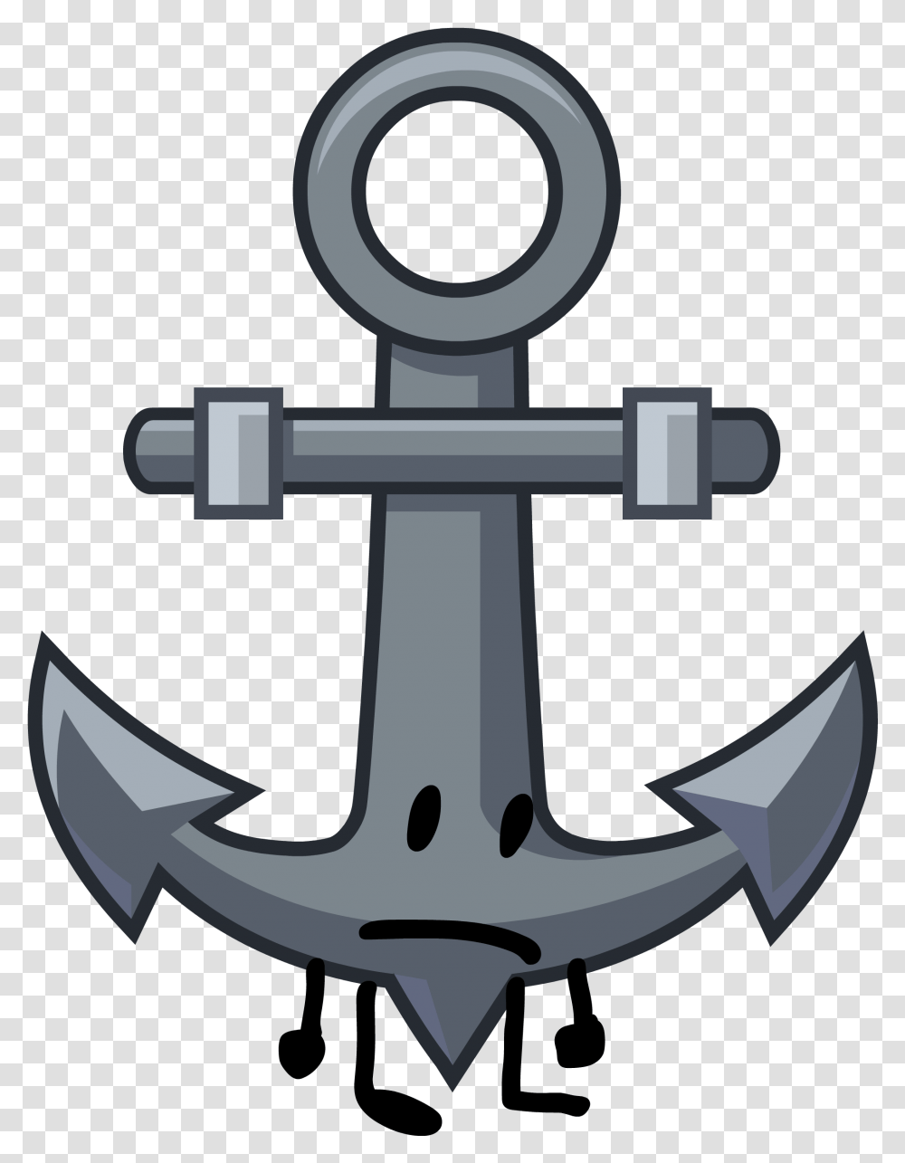 Battle For Dream Island Wiki Bfb The Power Of Two Anchor, Hook, Cross Transparent Png