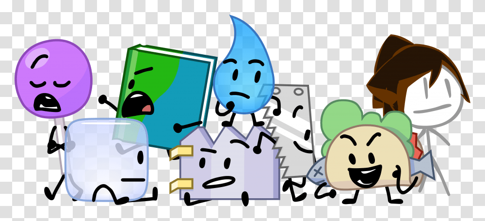 Battle For Dream Island Wiki Bfdi Character Guide Book, Drawing, Doodle Transparent Png