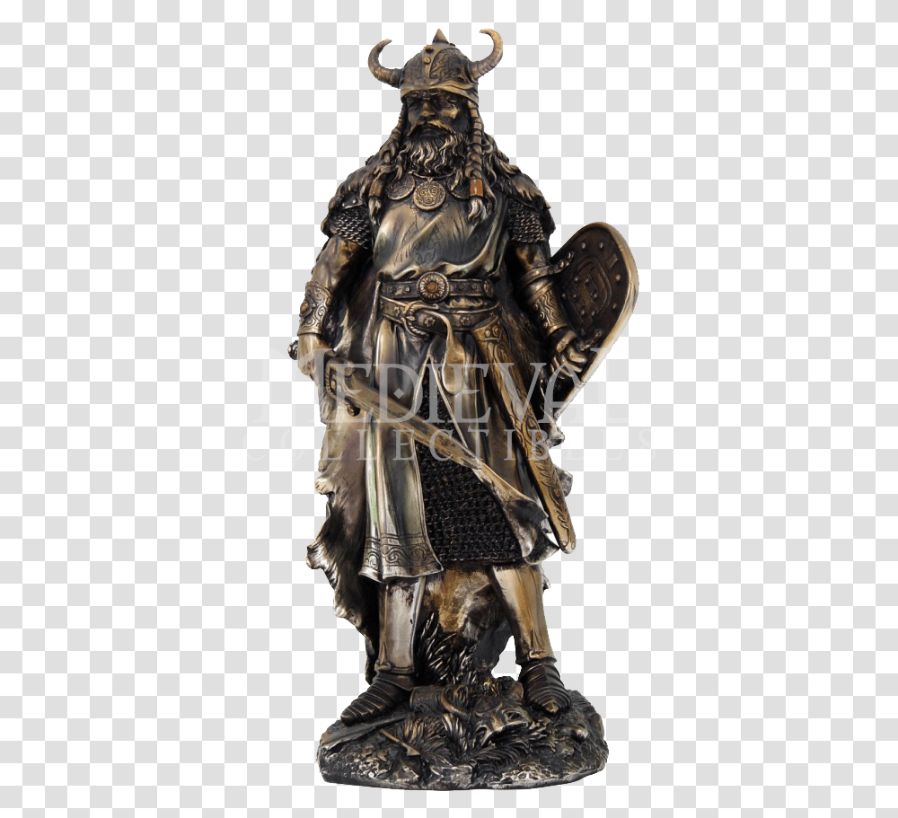 Battle Ready Viking Warrior Statue Viking Metal Statue, Armor, Person, Human Transparent Png