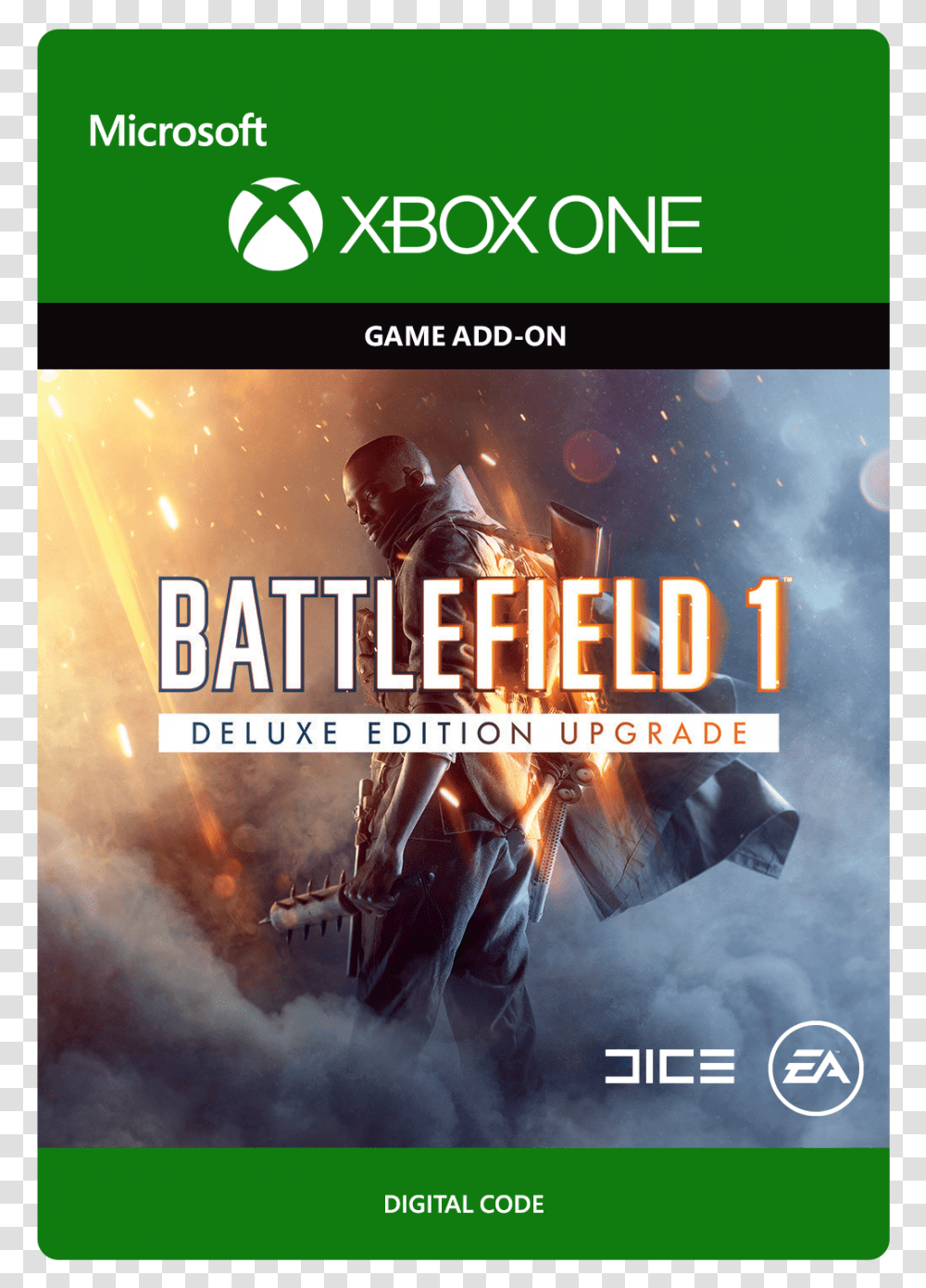Battlefield 1 Deluxe Xbox One, Poster, Advertisement, Person, Human Transparent Png