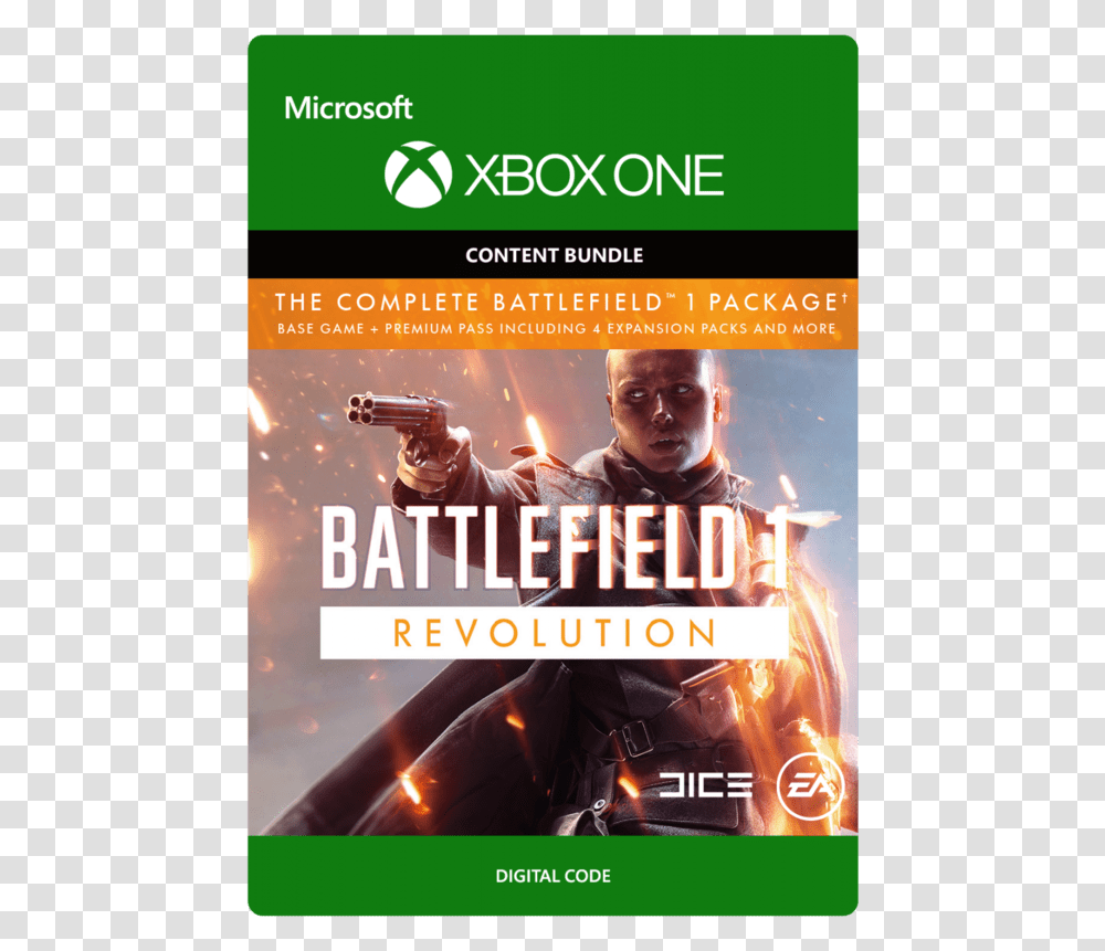 Battlefield 1 Revolution Battlefield 1 Revolution Xbox One Key, Poster, Advertisement, Person, Human Transparent Png