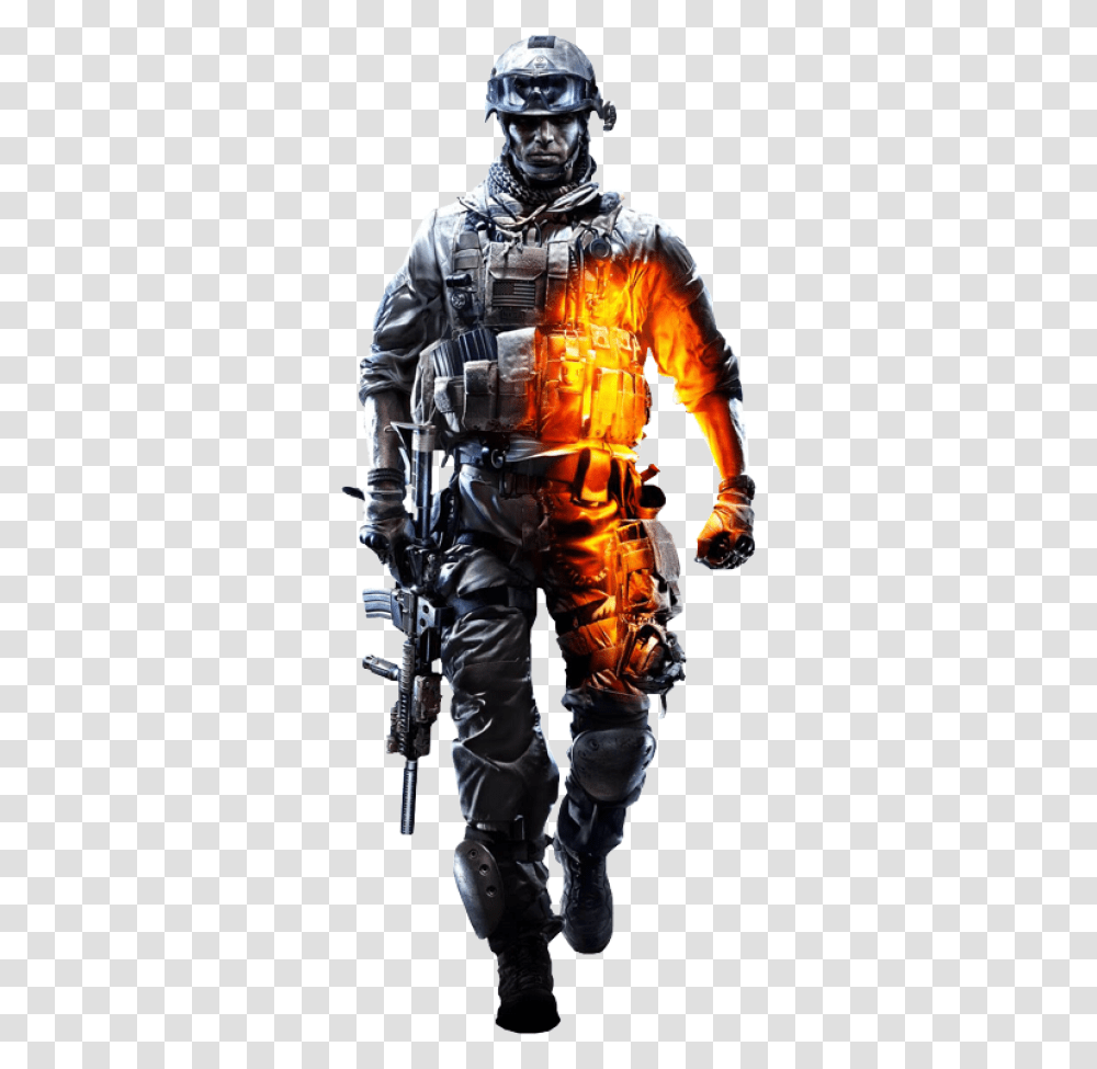 Battlefield 3 Soldier, Helmet, Apparel, Person Transparent Png