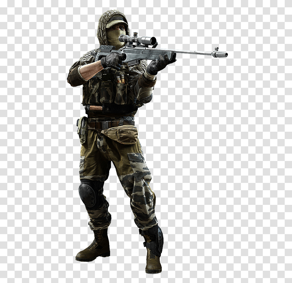 Battlefield 4 Russian Sniper, Person, Human, Gun, Weapon Transparent Png