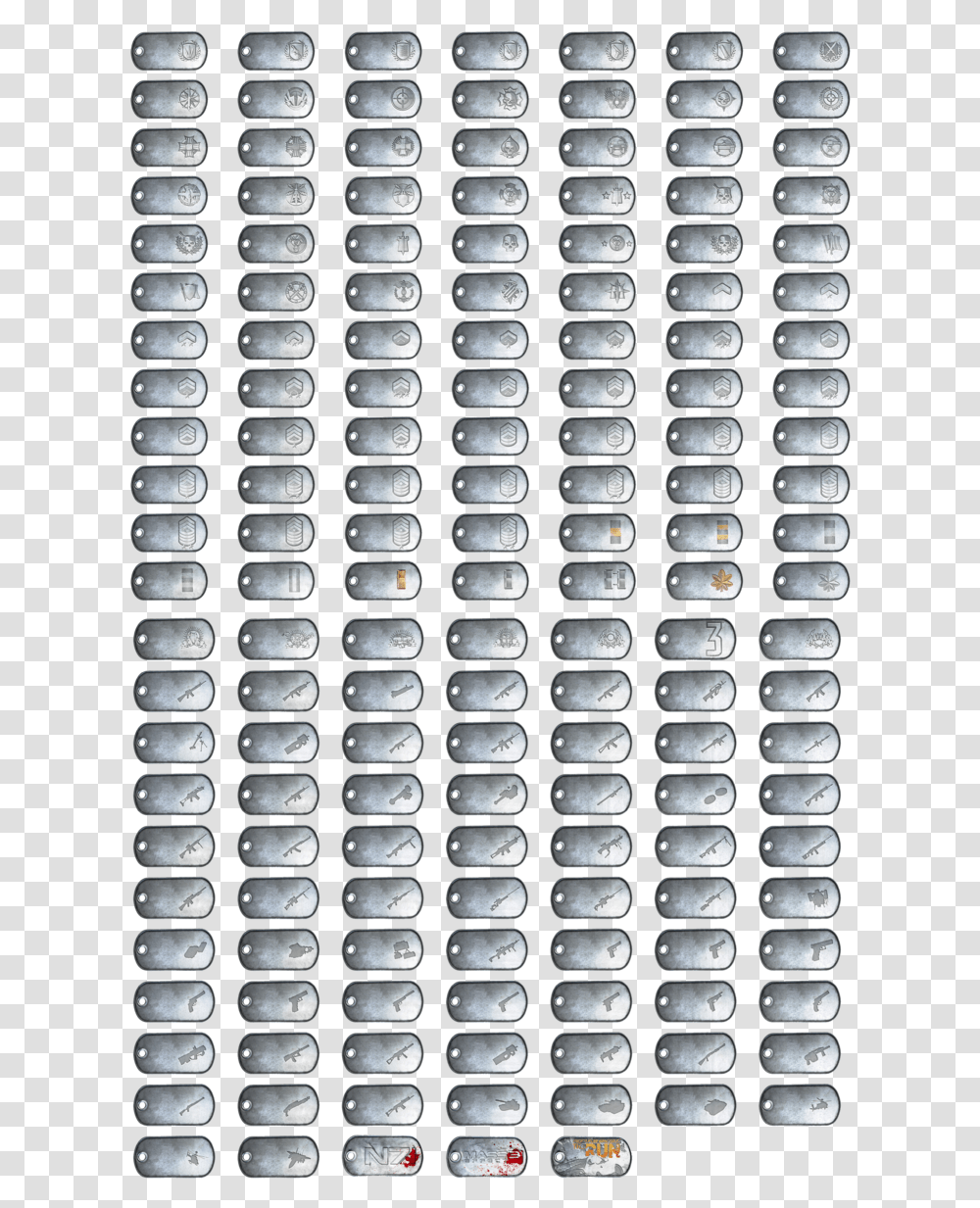 Battlefield Auto Dog Tag Part Line All The Dog Tags In Battlefield, Computer Keyboard, Walkway, Path, Texture Transparent Png