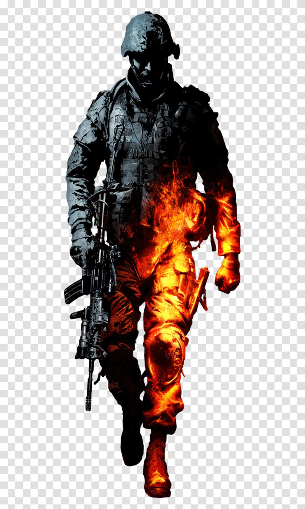 Battlefield Bad Company 2, Fire, Person, Human, Flame Transparent Png