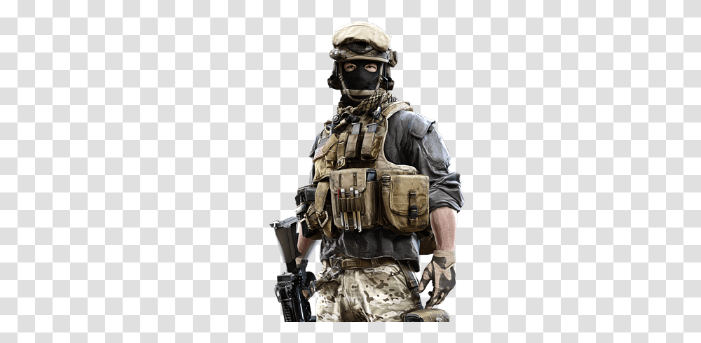 Battlefield, Game, Person, Human, Helmet Transparent Png