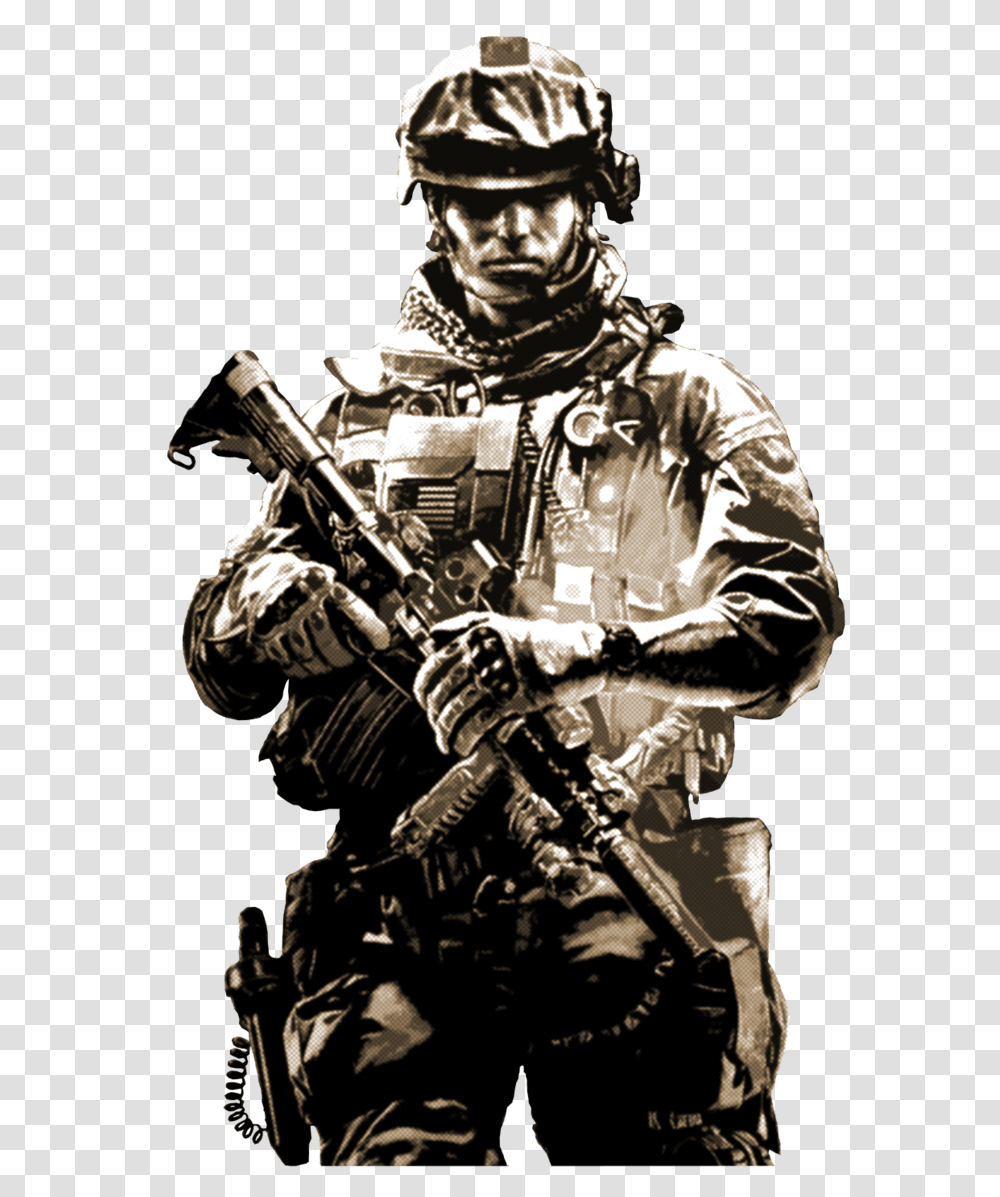 Battlefield, Game, Person, Human, Weapon Transparent Png