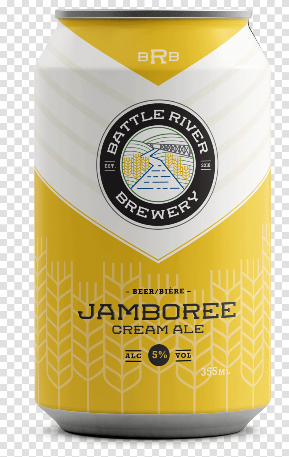 Battleriverbrewery Jamboree Cream Ale Irss, Bottle, Tin, Can, Aluminium Transparent Png