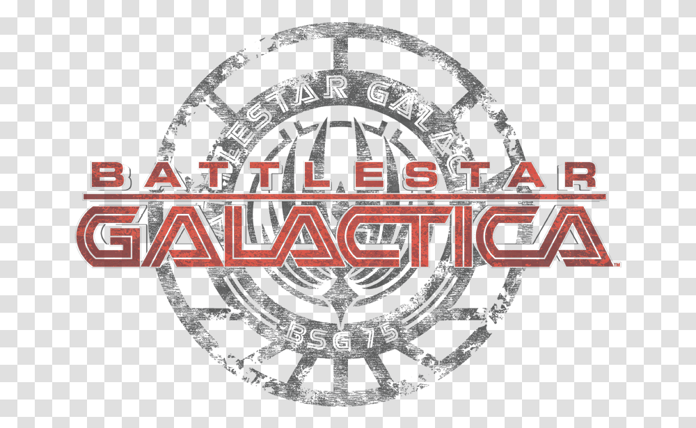 Battlestar Galactica Battered Logo Men Emblem, Text, Symbol, Trademark, Hand Transparent Png