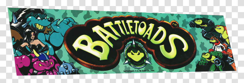 Battletoads Arcade Marquee, Poster, Advertisement Transparent Png