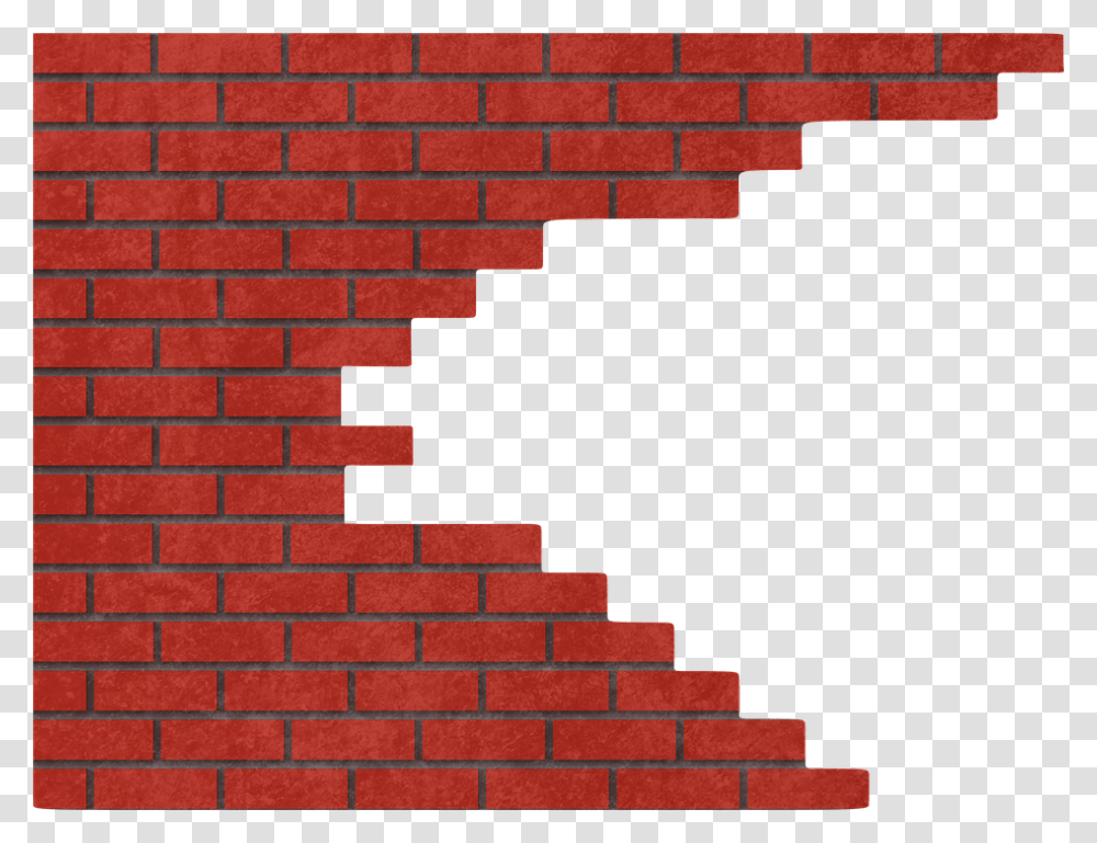 Batu Bata, Brick, Wall, Staircase Transparent Png