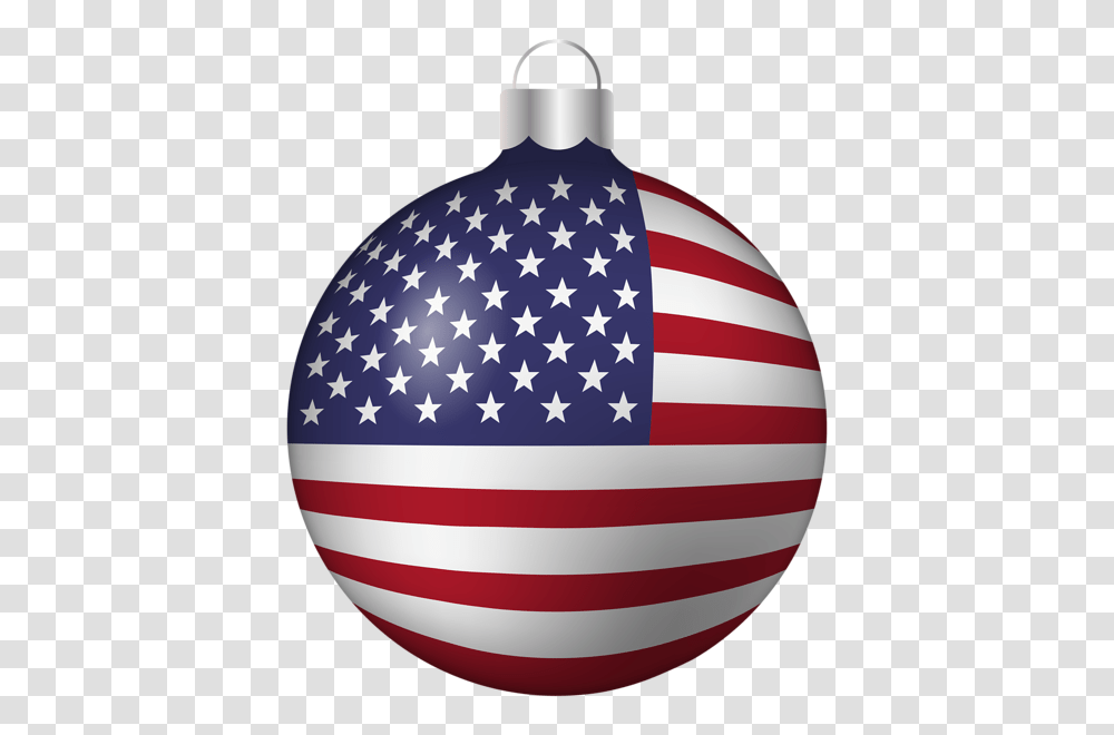 Bauble, Holiday, Flag, American Flag Transparent Png