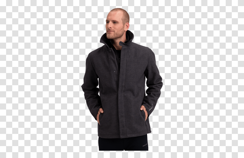 Bauer Team Travel Coat Adult, Apparel, Fleece, Overcoat Transparent Png