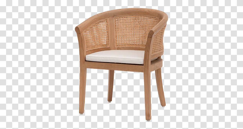 Baxter Armchair Natural Teak Rattan Indoor Comfortable Rattan Natural Chair, Furniture Transparent Png