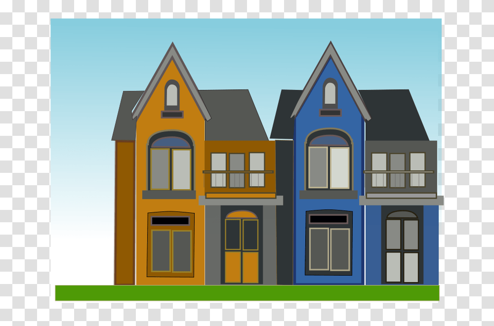 Bay And Gable, Architecture, Housing, Building, Neighborhood Transparent Png