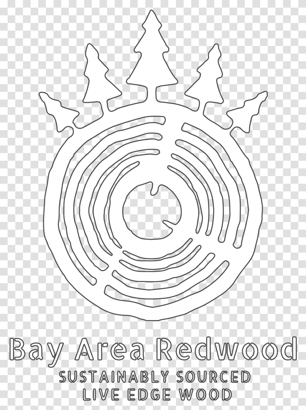 Bay Area Redwood Language, Spiral, Poster, Advertisement, Stencil Transparent Png